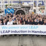 Lufthansa Technik's 100th LEAP engine Induction