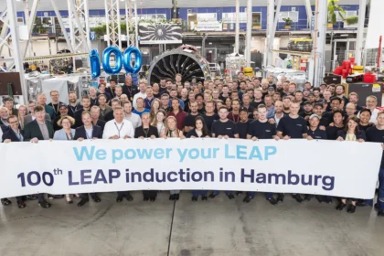 Lufthansa Technik's 100th LEAP engine Induction