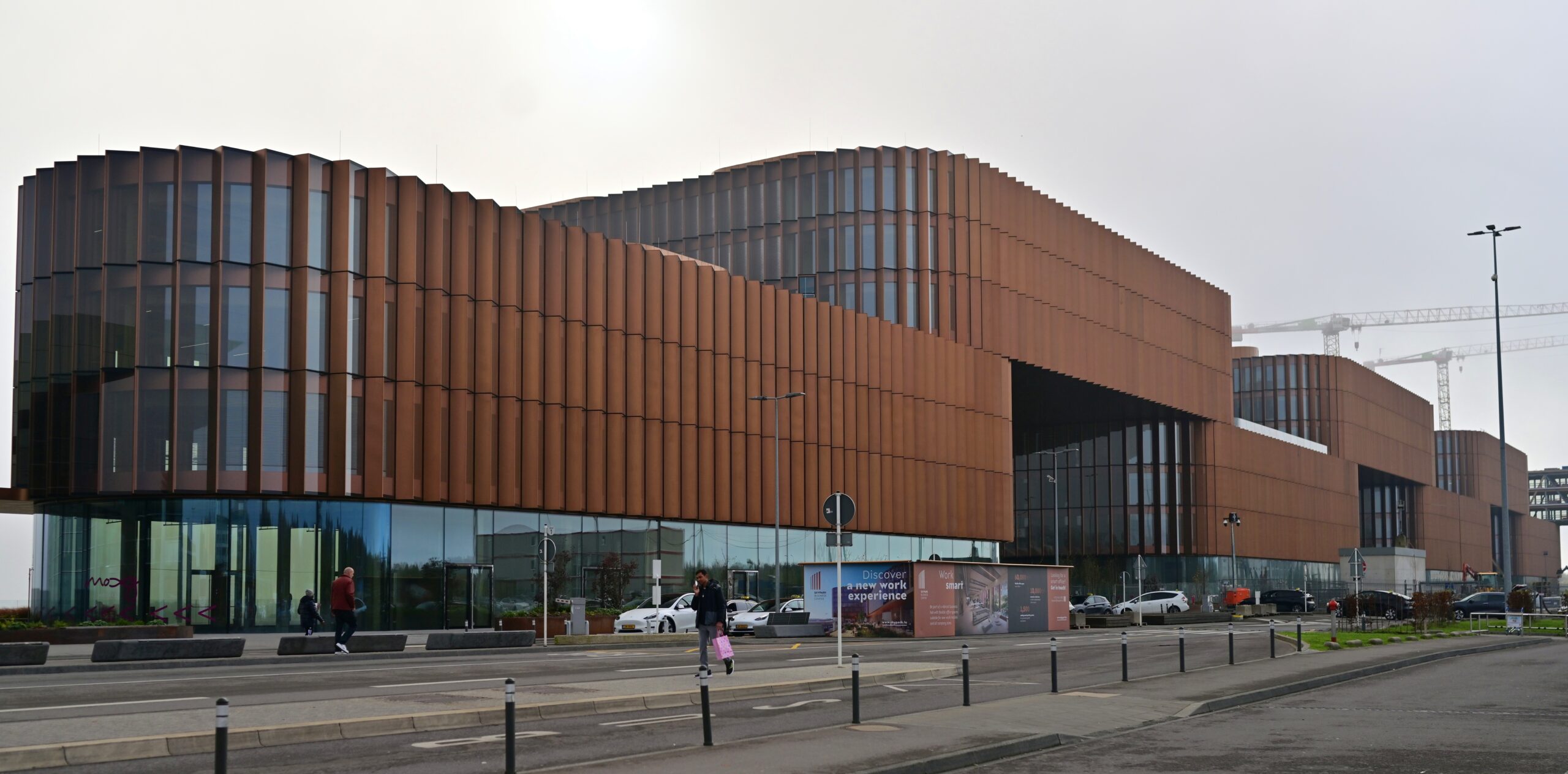 Airport Luxembourg (LUX) new terminal building 