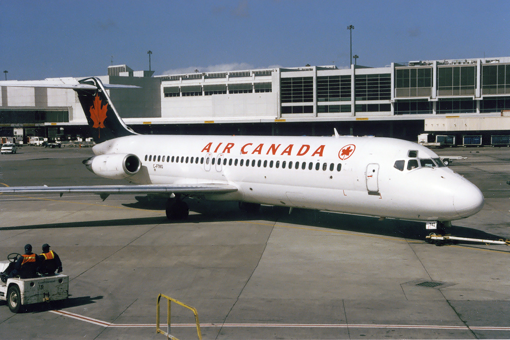An Air Canada aeroplane
