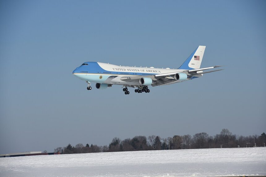 Landing of presidential aircraft, Air Force One