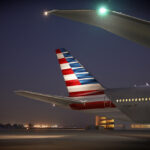 Exterior of the American Airline Boeing 777 aircraft