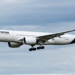 A Lufthansa Airbus A350-900
