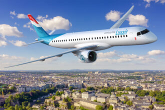 E195-E2 Luxair Branded aircraft