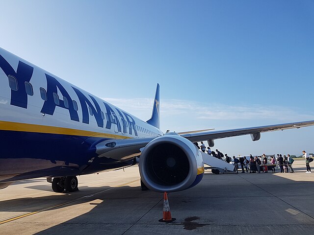 Ryanair routes suspended in Spain