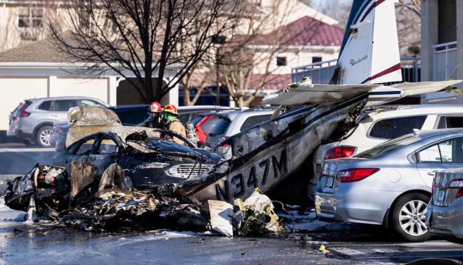 Pennsylvania beechcraft bonanza crash site march 9th 2025