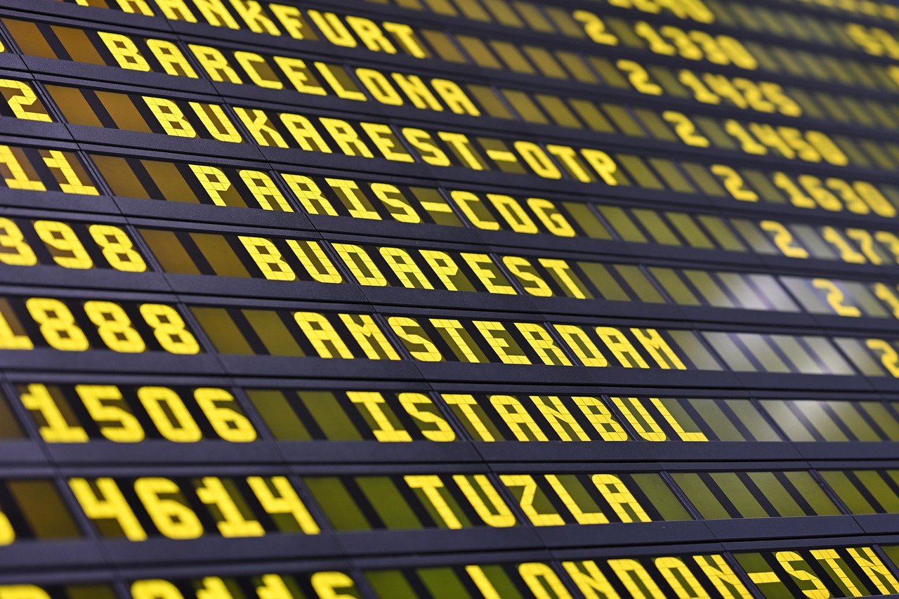 Flight Departure List 