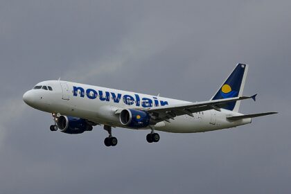Nouvelair Airliner in flight