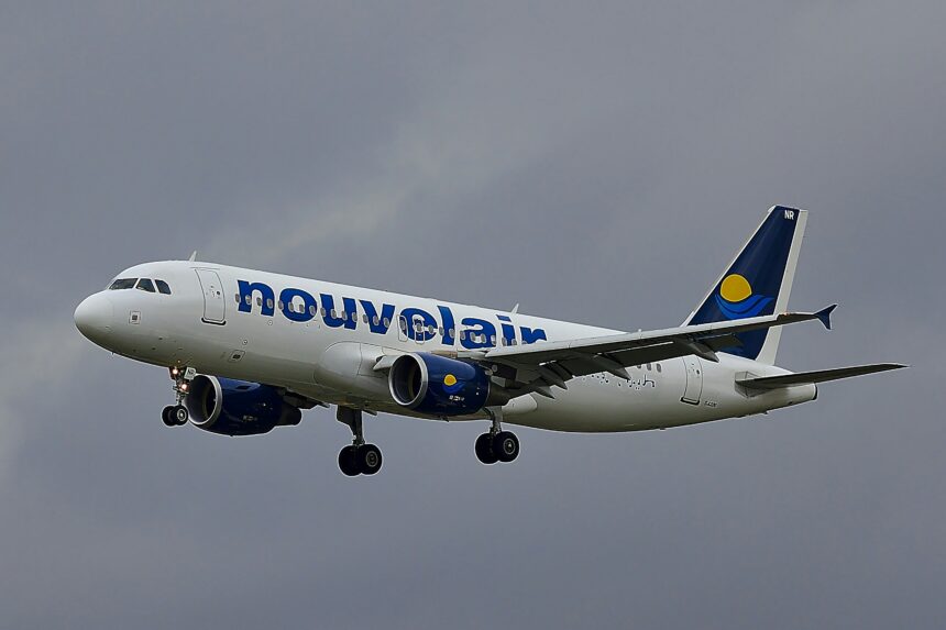 Nouvelair Airliner in flight