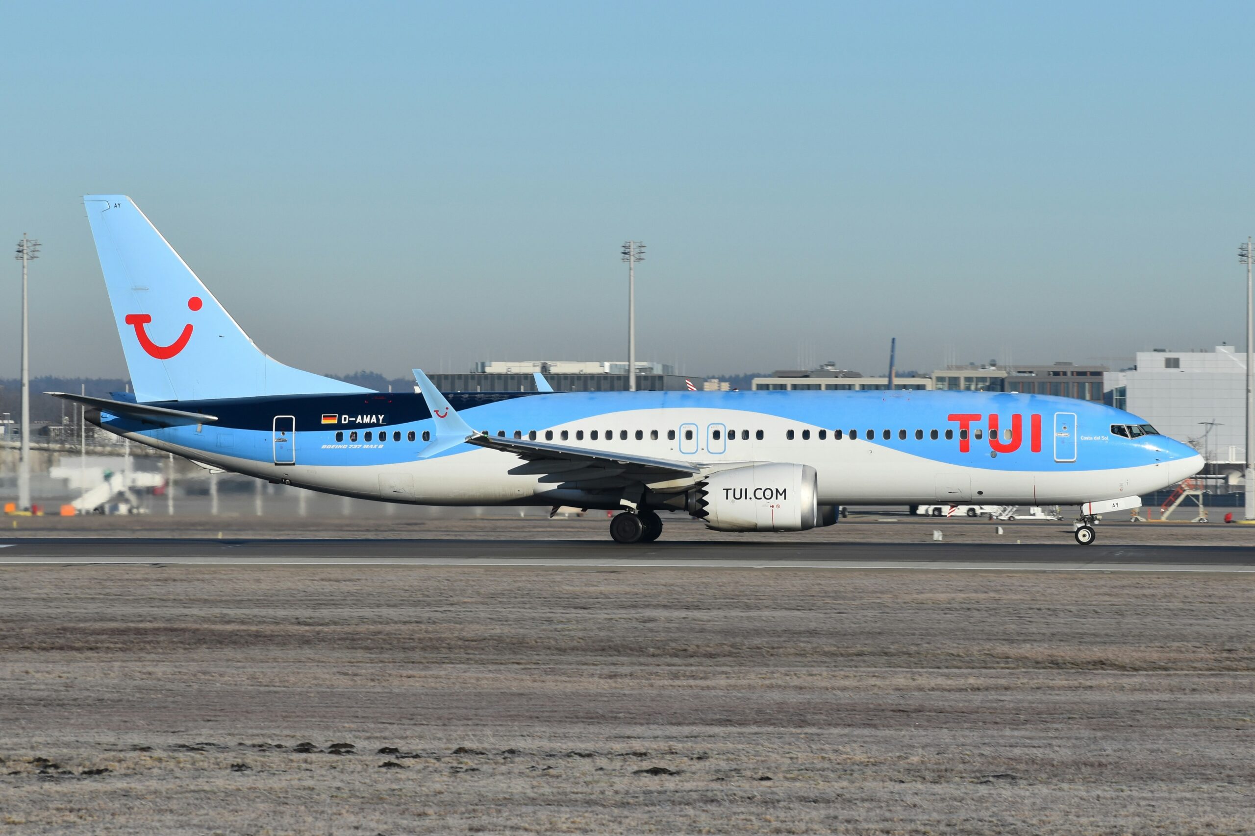 Tui Flight made a safe landing in Birmingham Airport