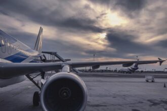 Gray Airliner