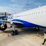 IndiGo aircraft boarding
