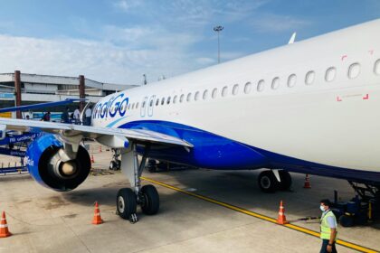 IndiGo aircraft boarding