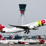 TAP Air Portugal Airliner Taking off