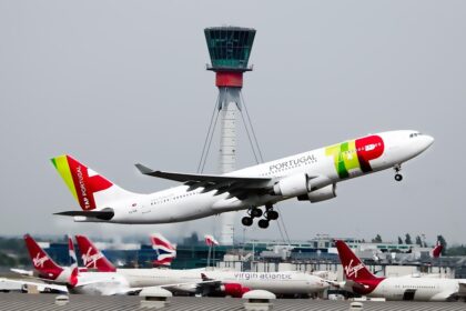 TAP Air Portugal Airliner Taking off