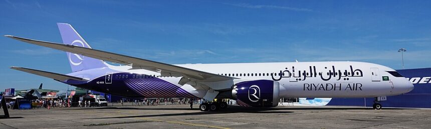 Aircraft standing in the airport