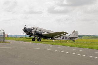 Junkers Ju52 on its way to Lufthansa Group Conference and Visitor centre © Lufthansa
