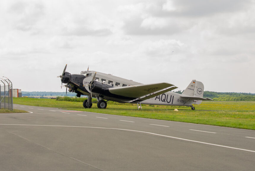 Junkers Ju52 on its way to Lufthansa Group Conference and Visitor centre © Lufthansa