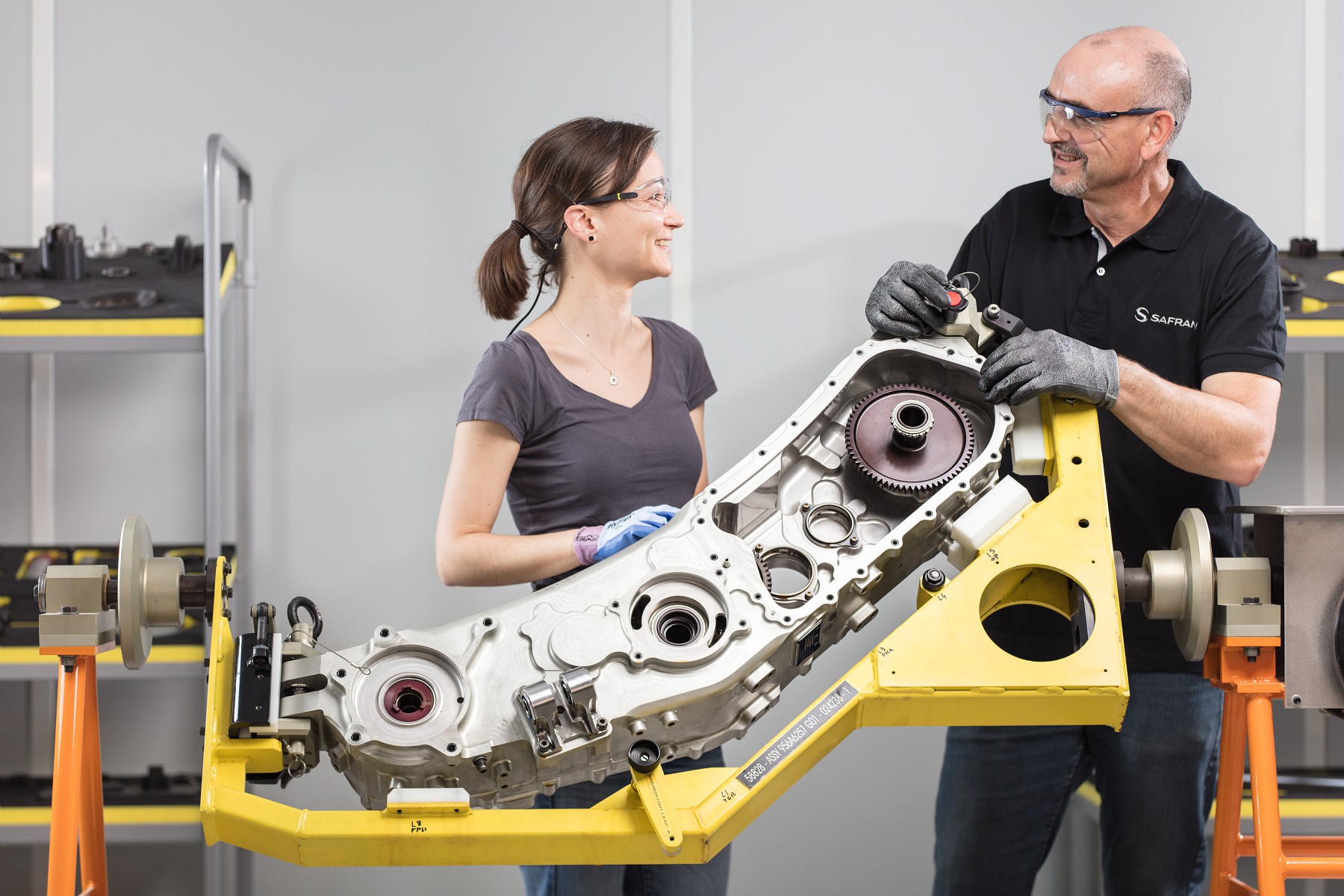 AGB- Accesory Gear box Leap-1A assembly Safran Group