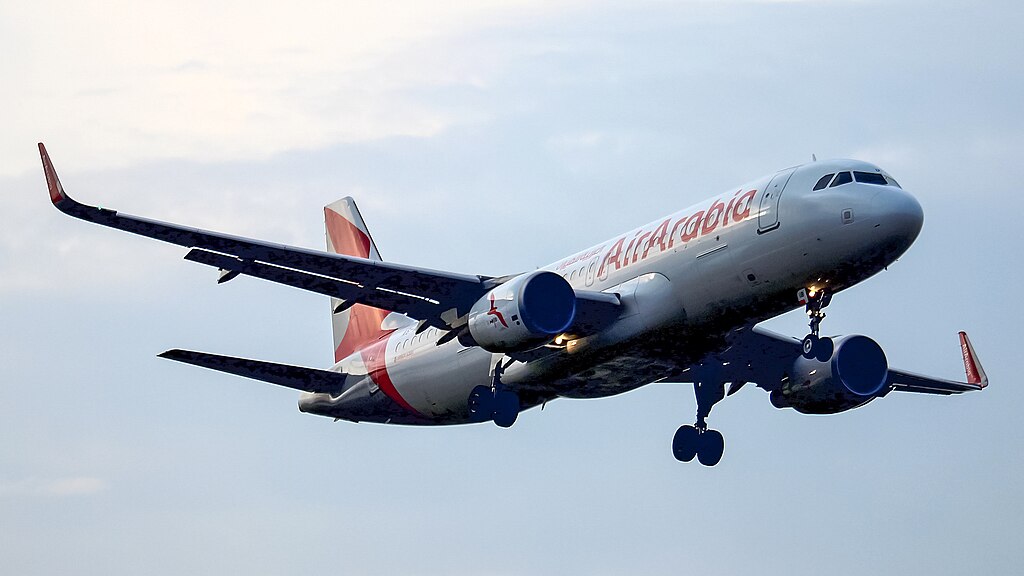 An Air Arabia Airbus A320.