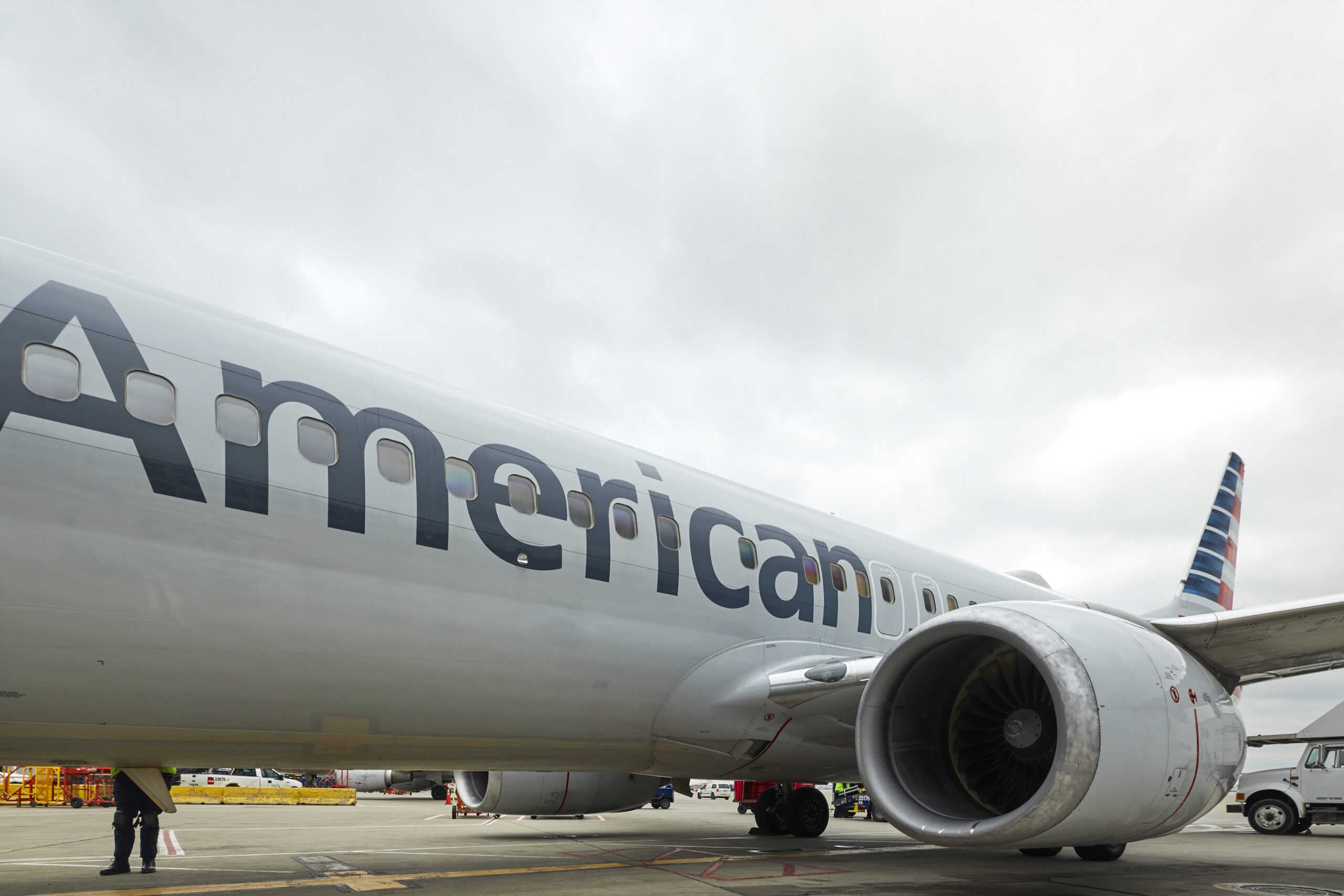 American Airlines aircraft on tarmac