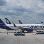 Avelo aircraft N808VL at RDU airport
