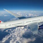 British AIrways Boeing 787 Dreamliner in flight