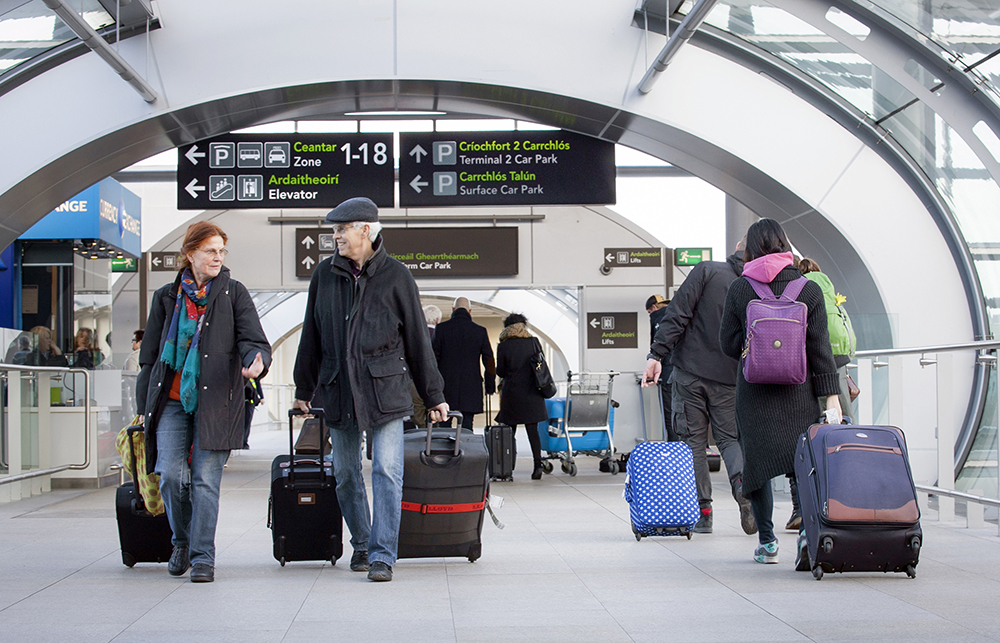 Major expansion plans for Dublin airport. Dublin airport interiror