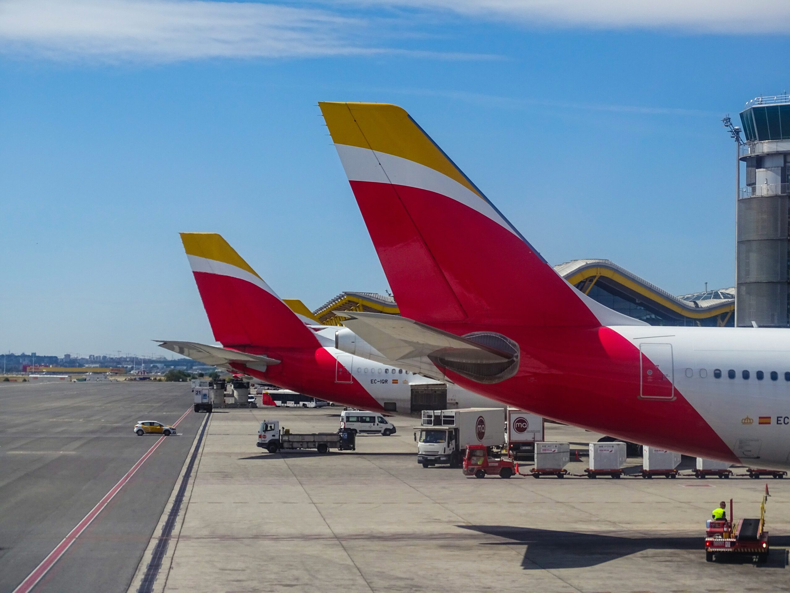 Iberia aircraft on ground