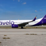 An Avelo Airlines Boeing 737 on the runway.