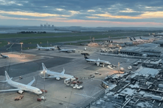 Aircrafts stationed at the East Midlands Airport
