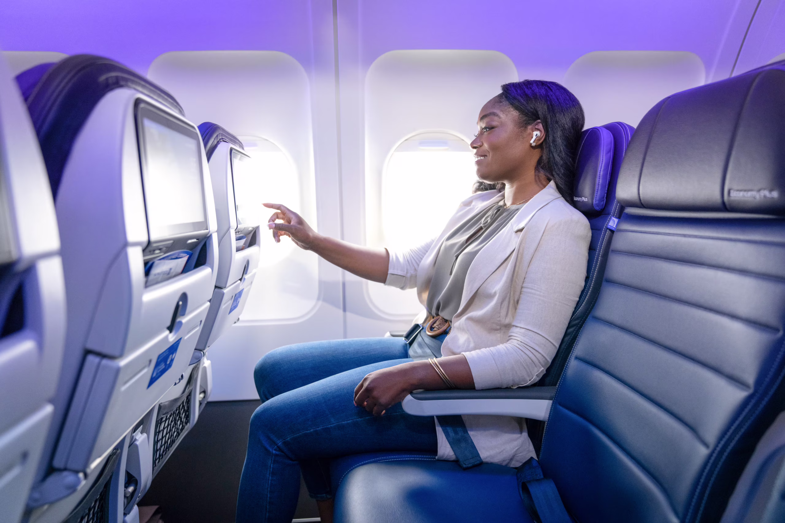 In Flight Entertainment © United Airlines
