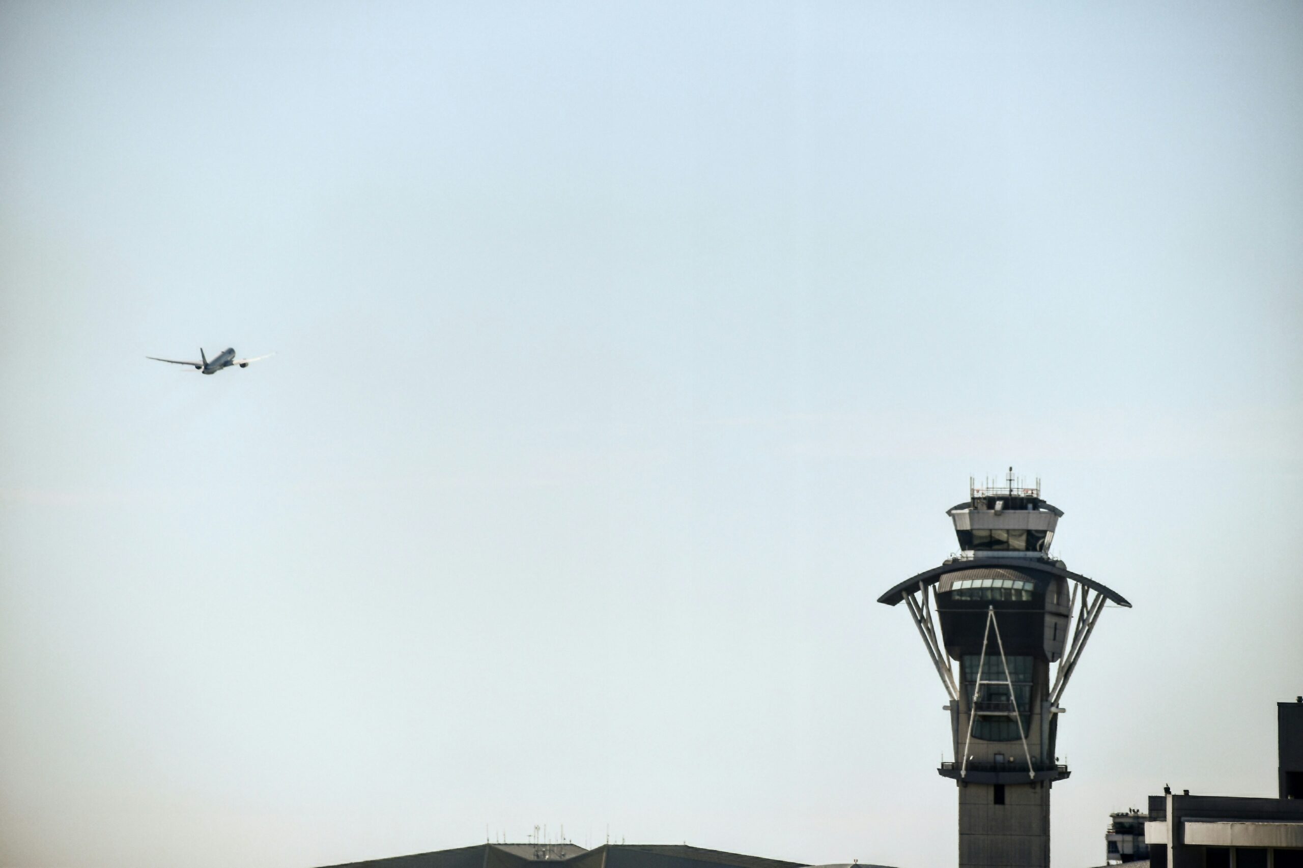 Air Traffic Control Tower at Los Angeles International Airport 