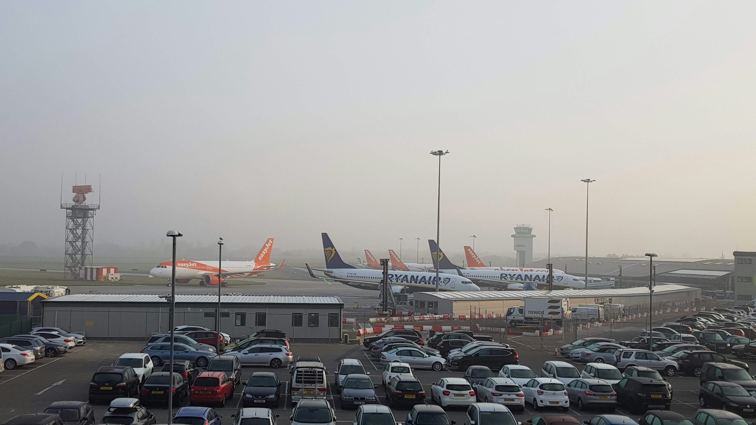 London Southend Airport and car park