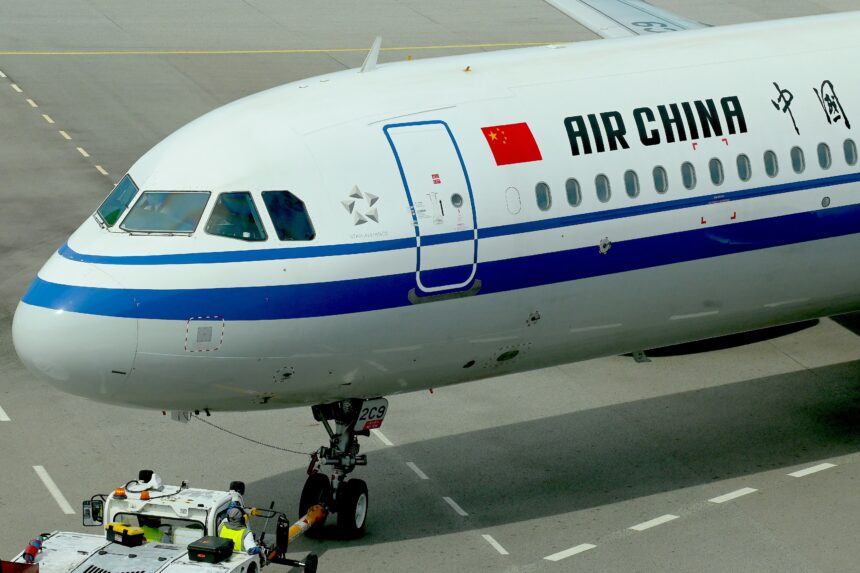 Air China Aircraft Parked
