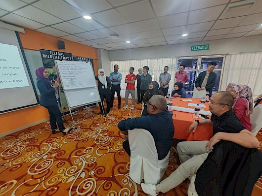 Workshop organised by TRAFFIC with Malaysia’s Ministry of Natural Resources and Environmental Sustainability (NRES) and supported by the Aviation Security Division of Malaysia Airports Holding Berhad (MAHB)