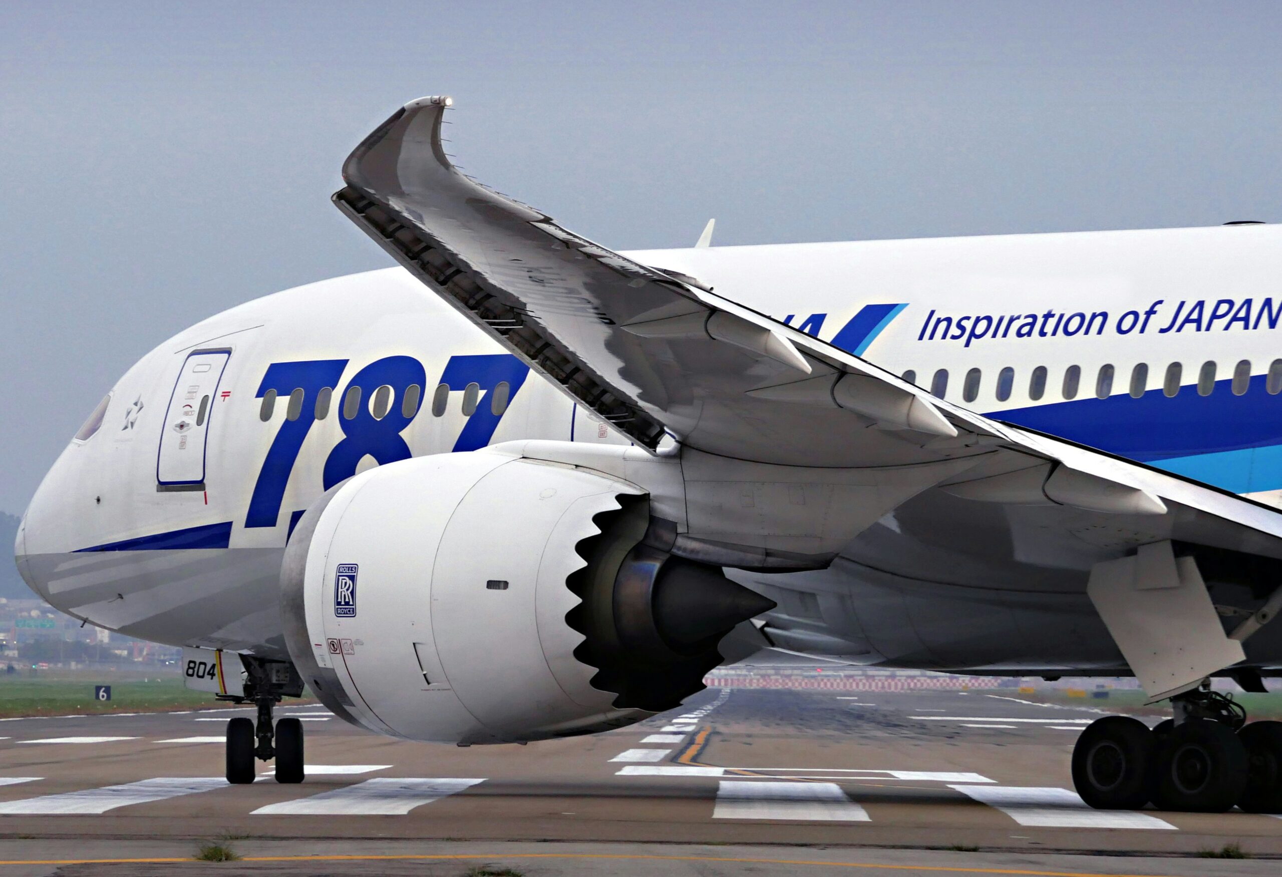 Large Jetliner on Airport Runway