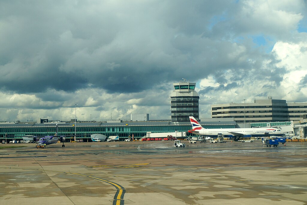 Geographic of Manchester Airport Terminal 1 