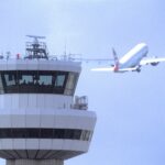 A photograph of London Gatwick Airport control tower
