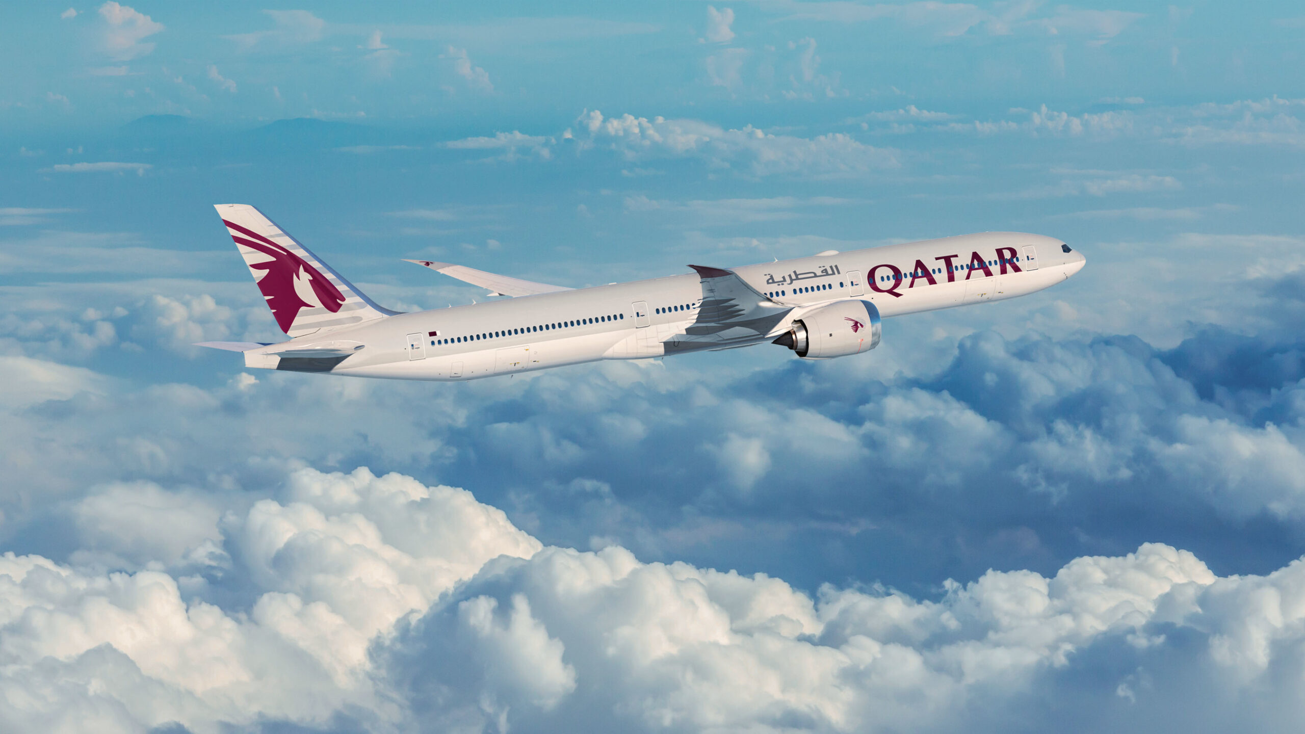Qatar Airways Boeing 777-9 aircraft © Boeing