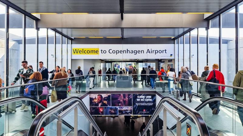 Welcome to Copenhagen Airport Sign