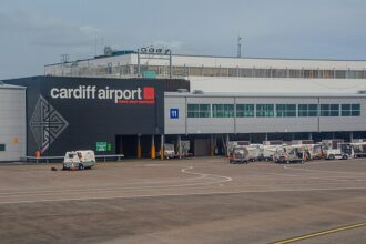 A picture of Cardiff Airport Terminal Building