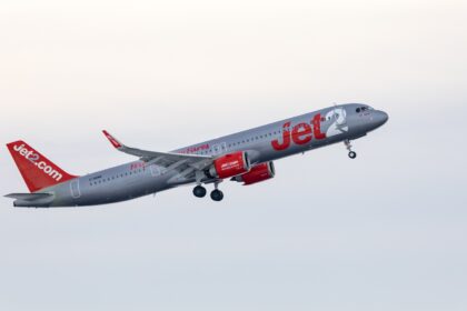 Jet2 arrives at Gatwick