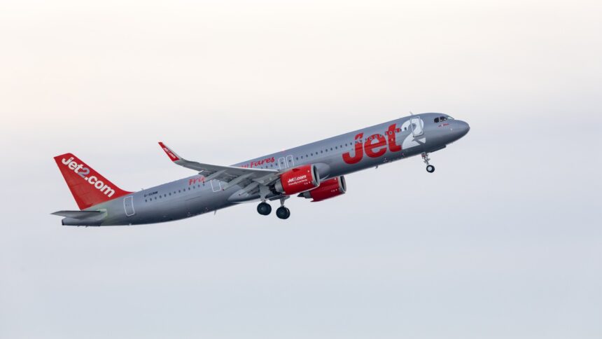 Jet2 arrives at Gatwick