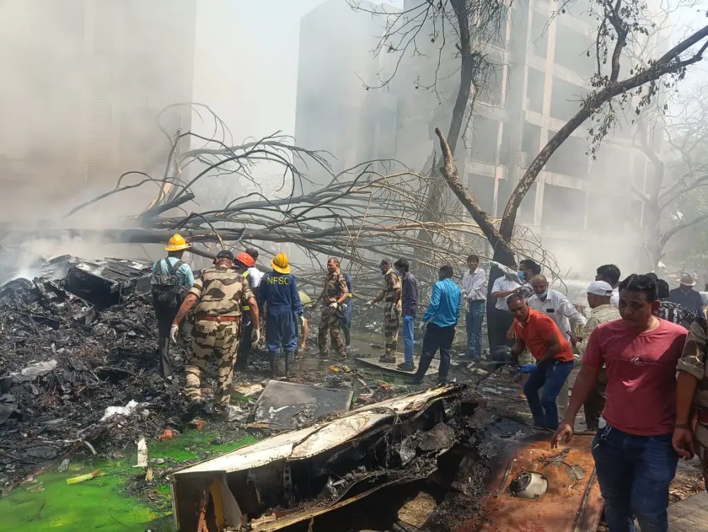 Air India Crash Site 