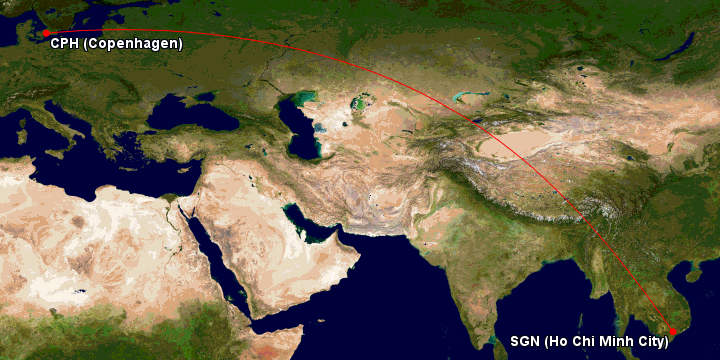 CPH-SGN Map