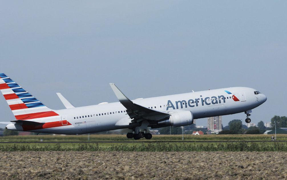 American taking off