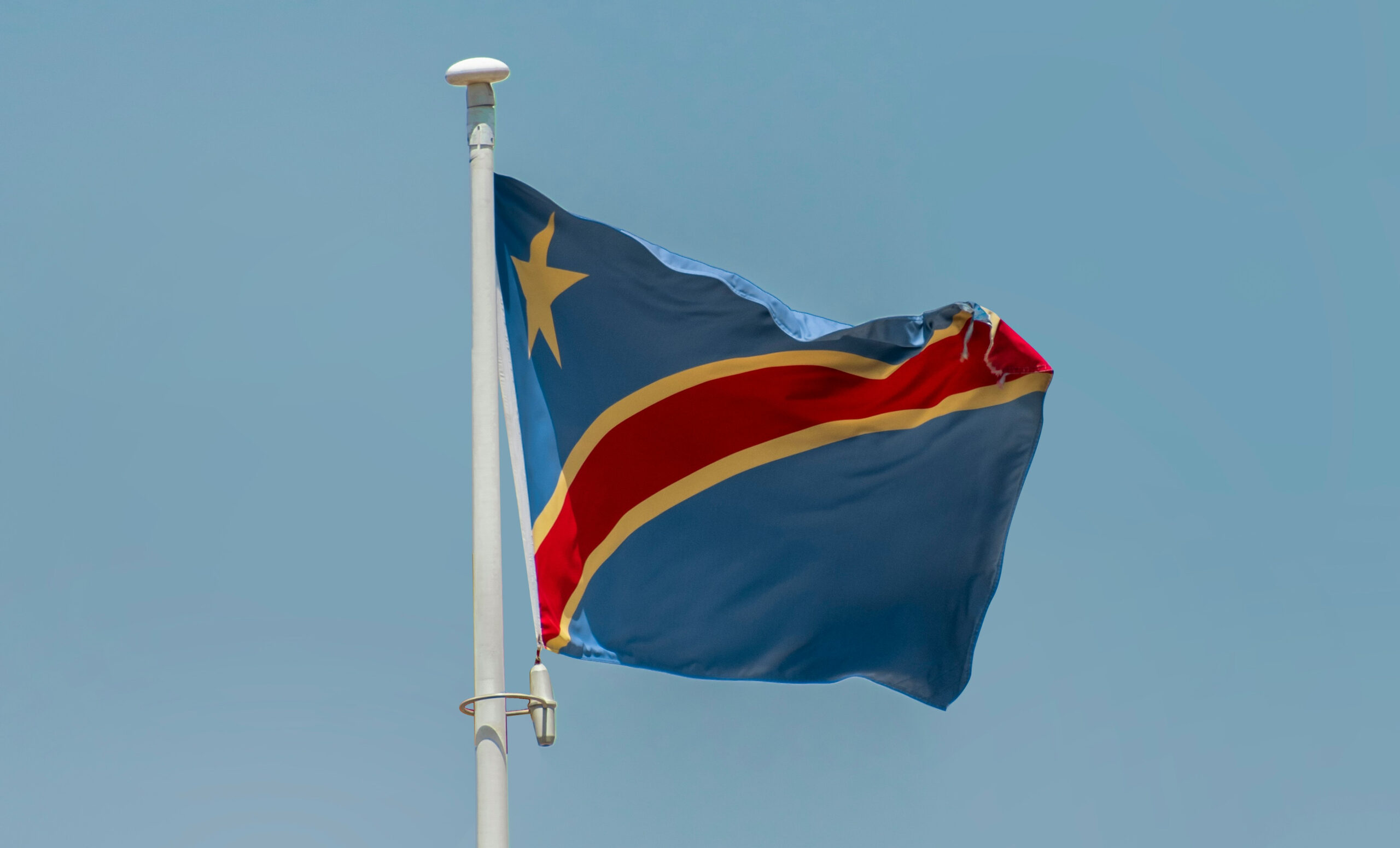 Flag of The Democratic Republic of the Congo 