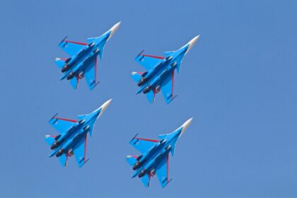 Russian Knights at Dubai Airshow 2017
