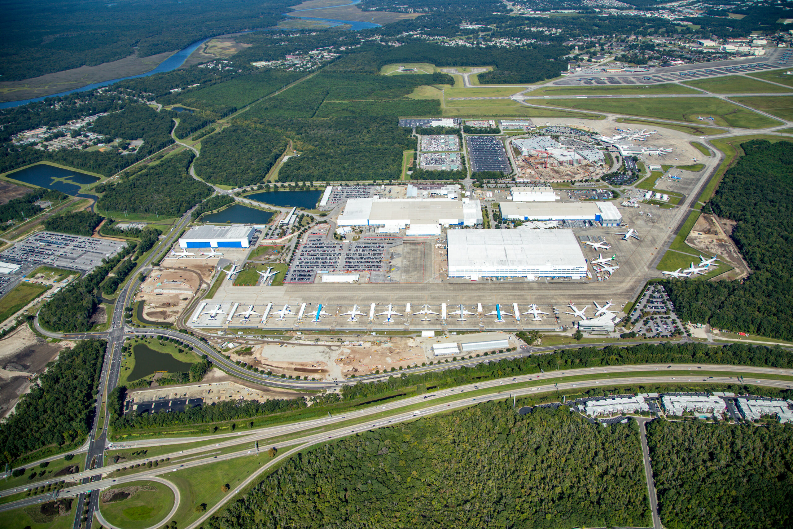Aerial view of South Carolina site